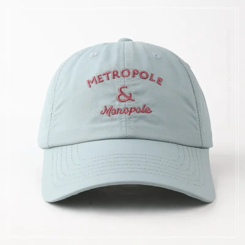 Men Purple Letter Baseball Cap Wide Brim — feature 9