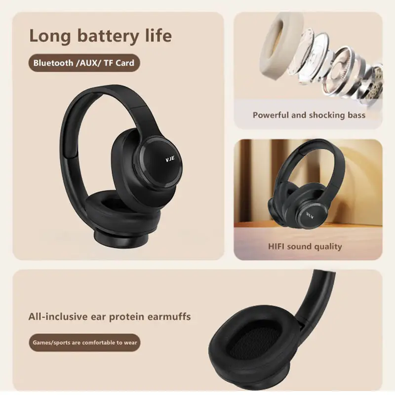 Bluetooth 5.3 Gaming Headphones with Charging Case - Image 4