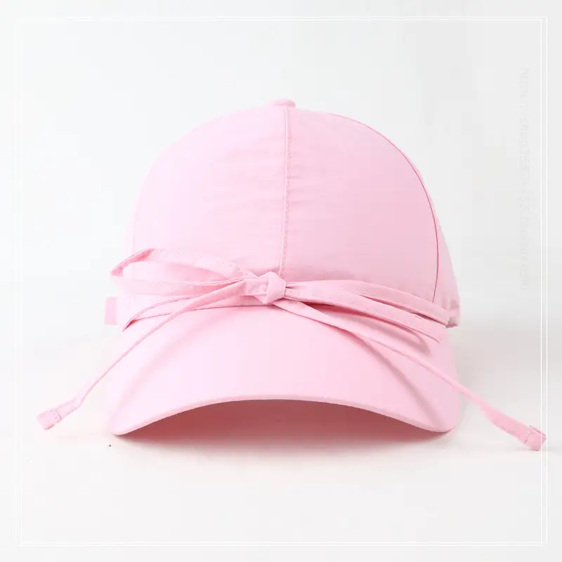 Pink Ins Niche Tether Bow Baseball Cap Women's Sunscreen Cap - Image 10