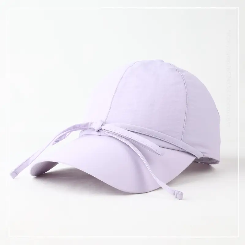 Pink Ins Niche Tether Bow Baseball Cap Women's Sunscreen Cap — feature 5