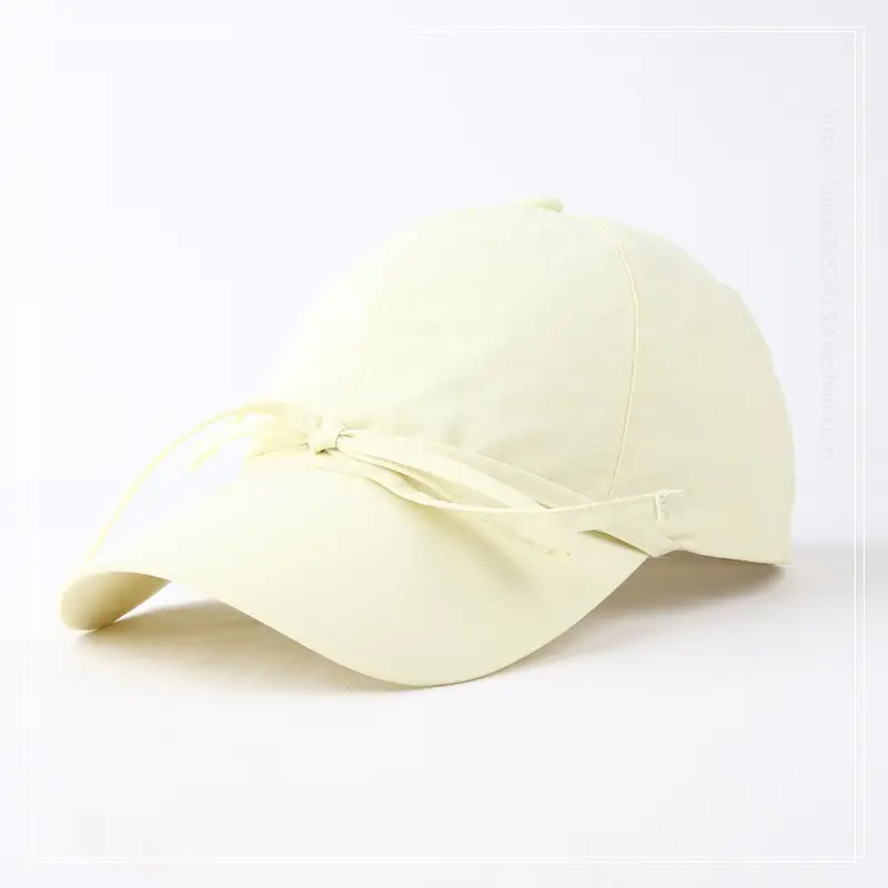Pink Ins Niche Tether Bow Baseball Cap Women's Sunscreen Cap - Image 2