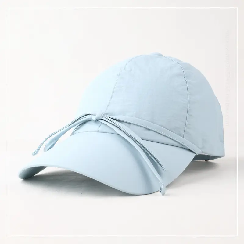 Pink Ins Niche Tether Bow Baseball Cap Women's Sunscreen Cap - Image 8