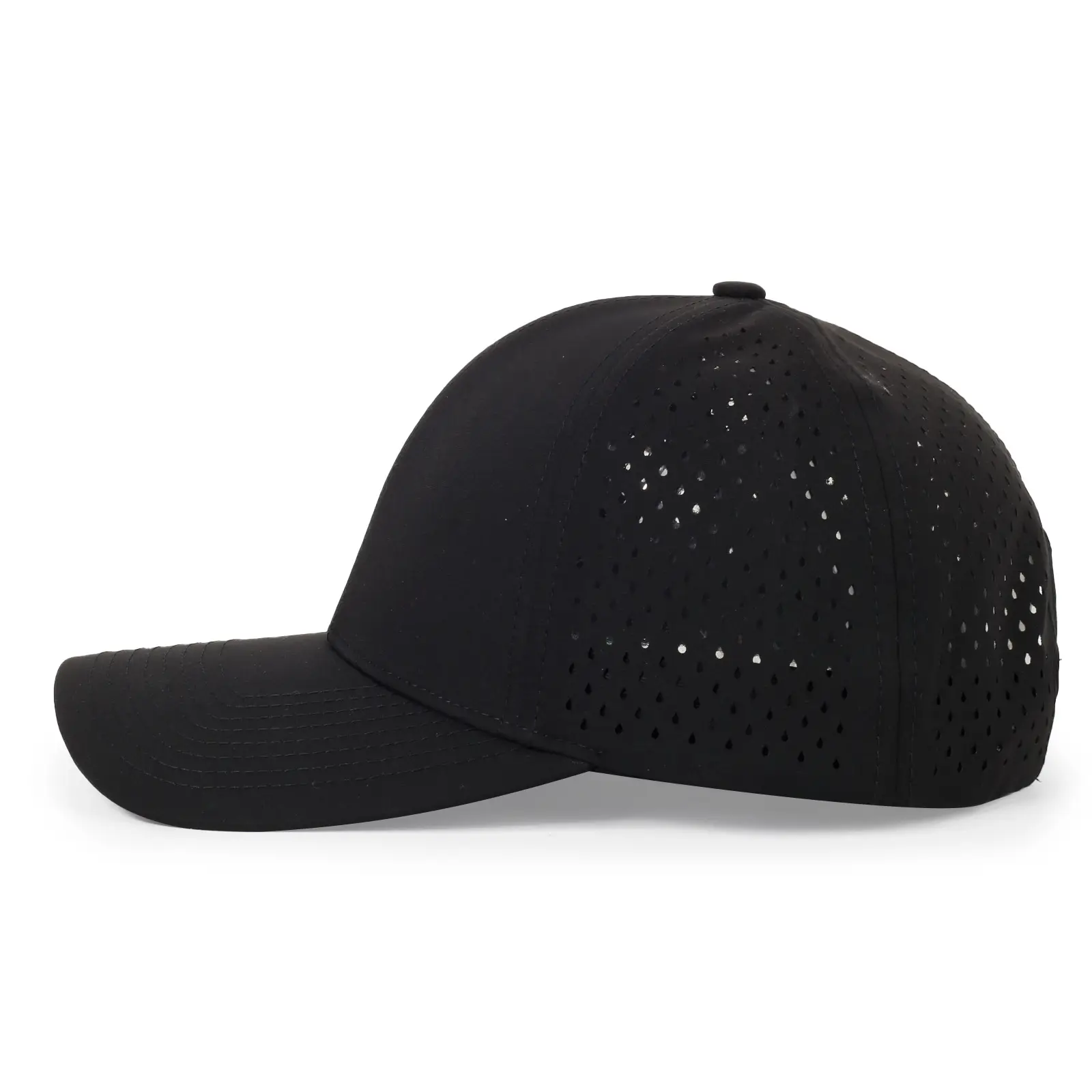 Black Laser Sunscreen Cap with Rhinestones - Image 11