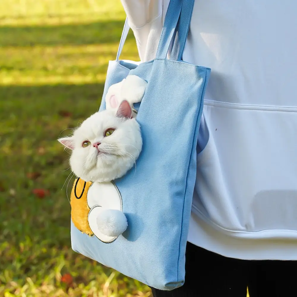 Pet Outgoing Cat Crossbody Bag with Cat Design — feature 8