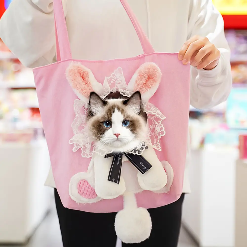 381 korean pink rabbit bag