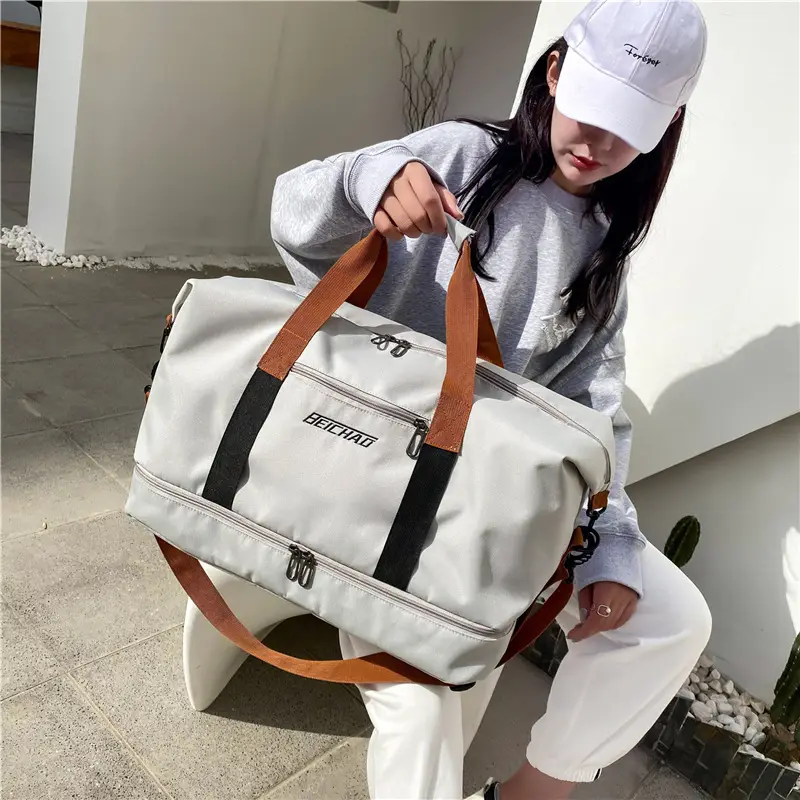 Dry Wet Separation Yoga Fitness Bag Large Capacity Crossbody