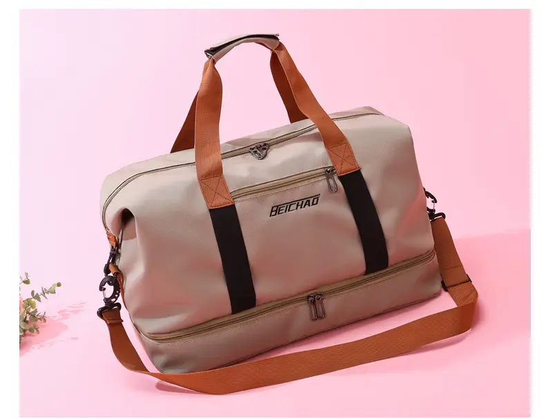 Dry Wet Separation Yoga Fitness Bag Large Capacity Crossbody — feature 18