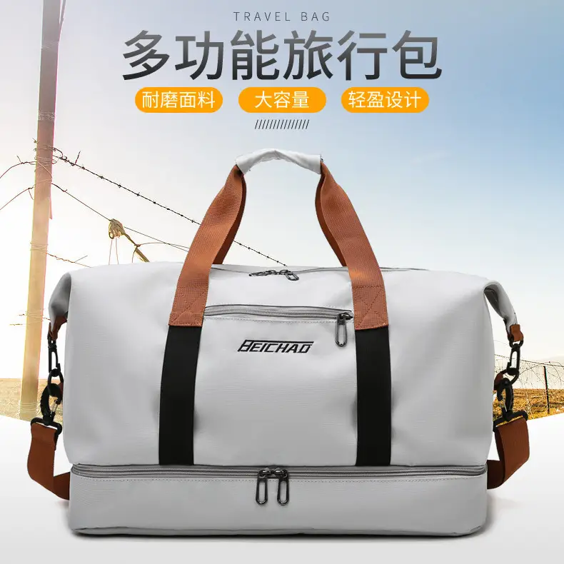 Dry Wet Separation Yoga Fitness Bag Large Capacity Crossbody — feature 2