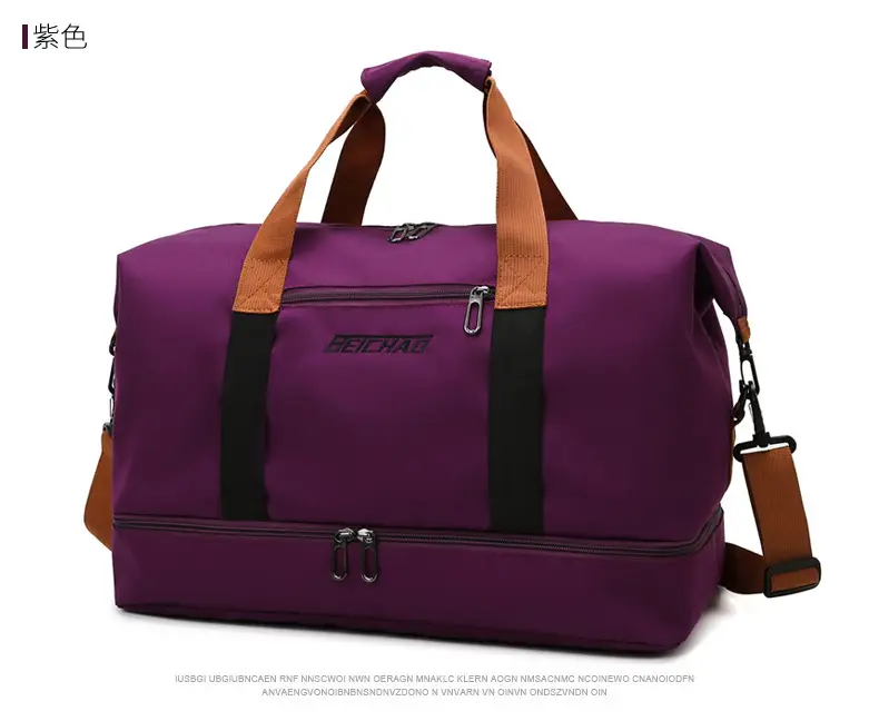 Dry Wet Separation Yoga Fitness Bag Large Capacity Crossbody — feature 25