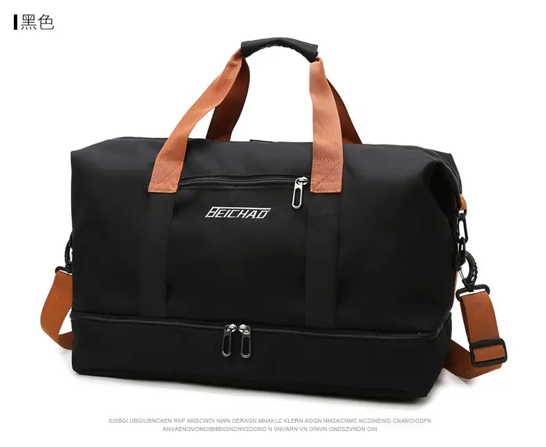 Dry Wet Separation Yoga Fitness Bag Large Capacity Crossbody — feature 26