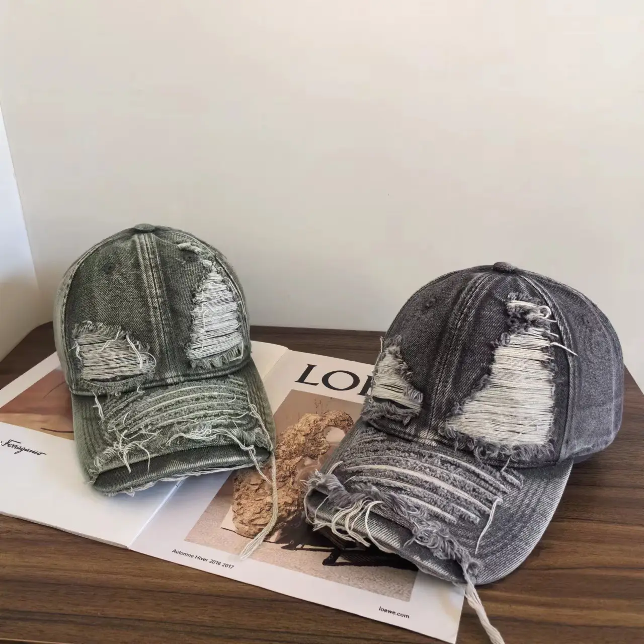 Korean-style Washed Vintage Cowboy Hat Niche Repair - Image 6