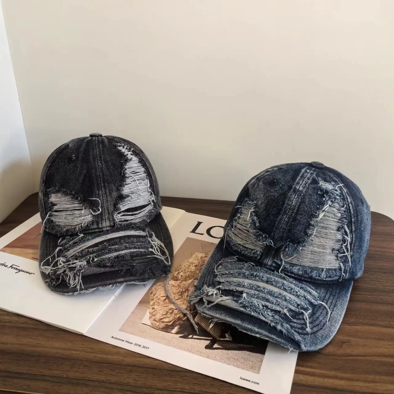 Korean-style Washed Vintage Cowboy Hat Niche Repair - Image 8