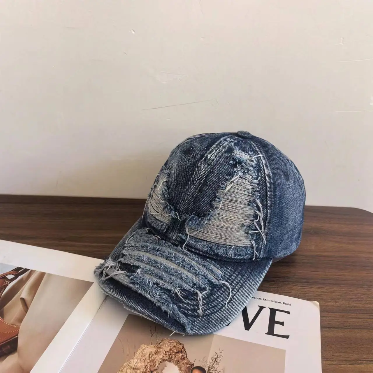 Korean-style Washed Vintage Cowboy Hat Niche Repair - Image 2