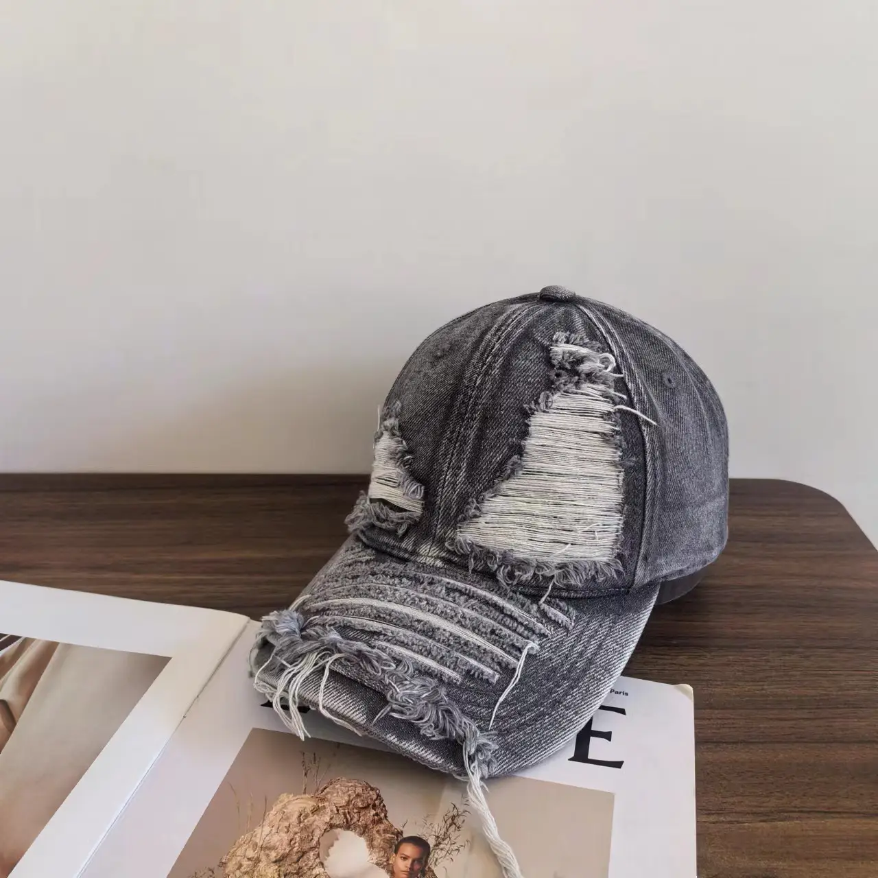 Korean-style Washed Vintage Cowboy Hat Niche Repair - Image 3