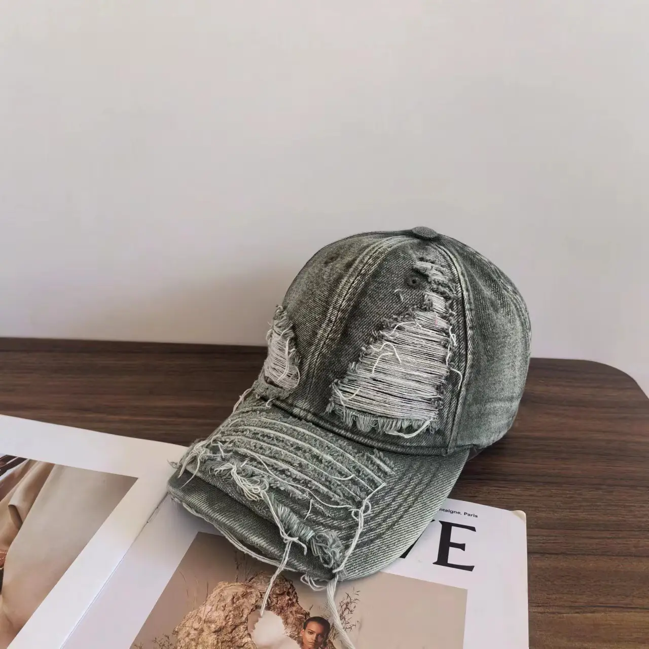 Korean-style Washed Vintage Cowboy Hat Niche Repair - Image 4