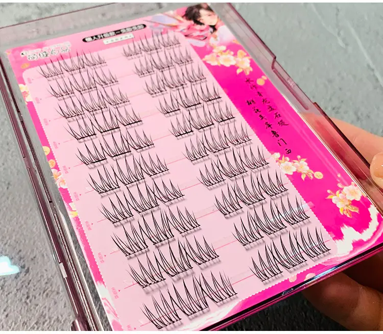 False Eyelashes Han Li Han Qi Large Self-Adhesive Cluster Lashes — feature 5