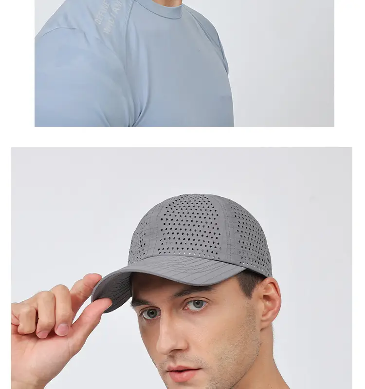 Men's Black Mesh UV Protection Cap Large — feature 14