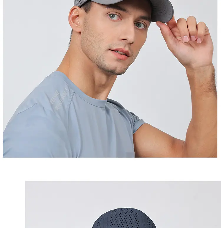 Men's Black Mesh UV Protection Cap Large — feature 16