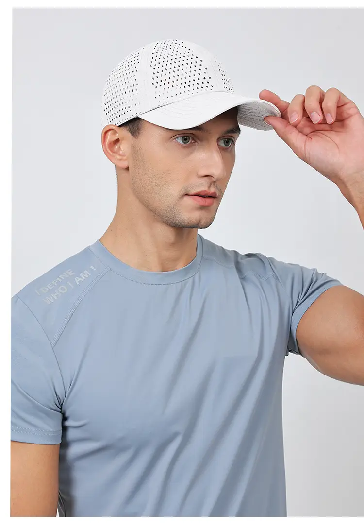 Men's Black Mesh UV Protection Cap Large — feature 21
