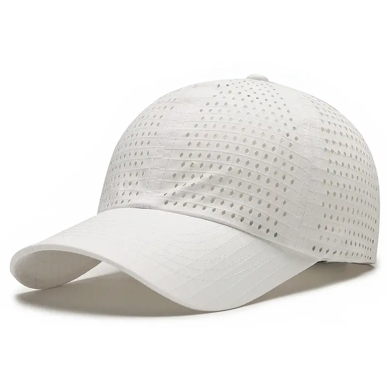 Men's Black Mesh UV Protection Cap Large - Image 3