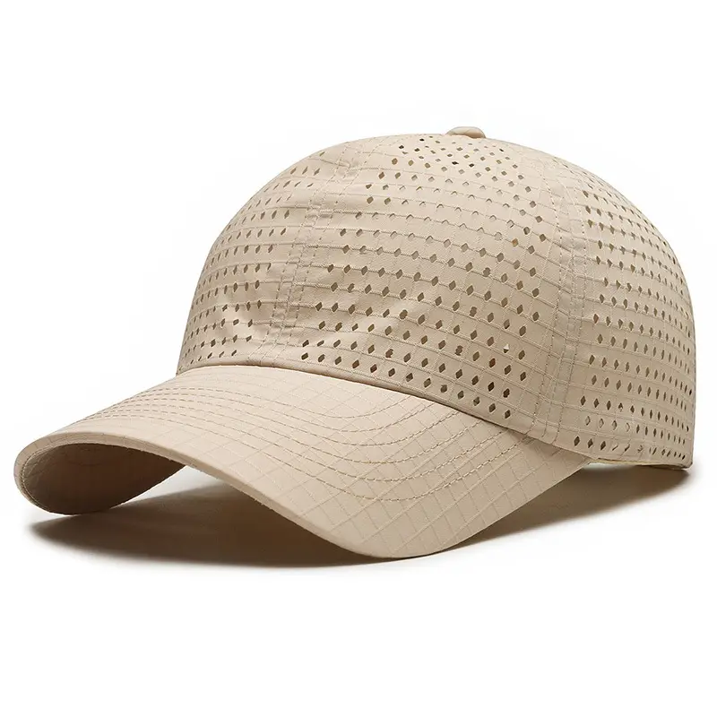 Men's Black Mesh UV Protection Cap Large - Image 4