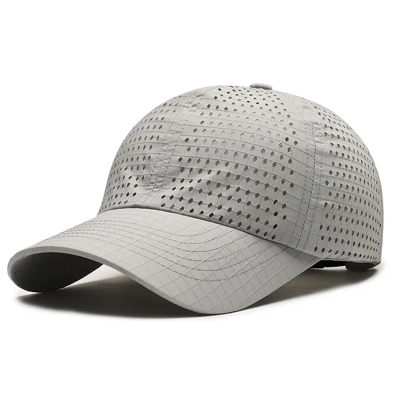 Men's Black Mesh UV Protection Cap Large - Image 5