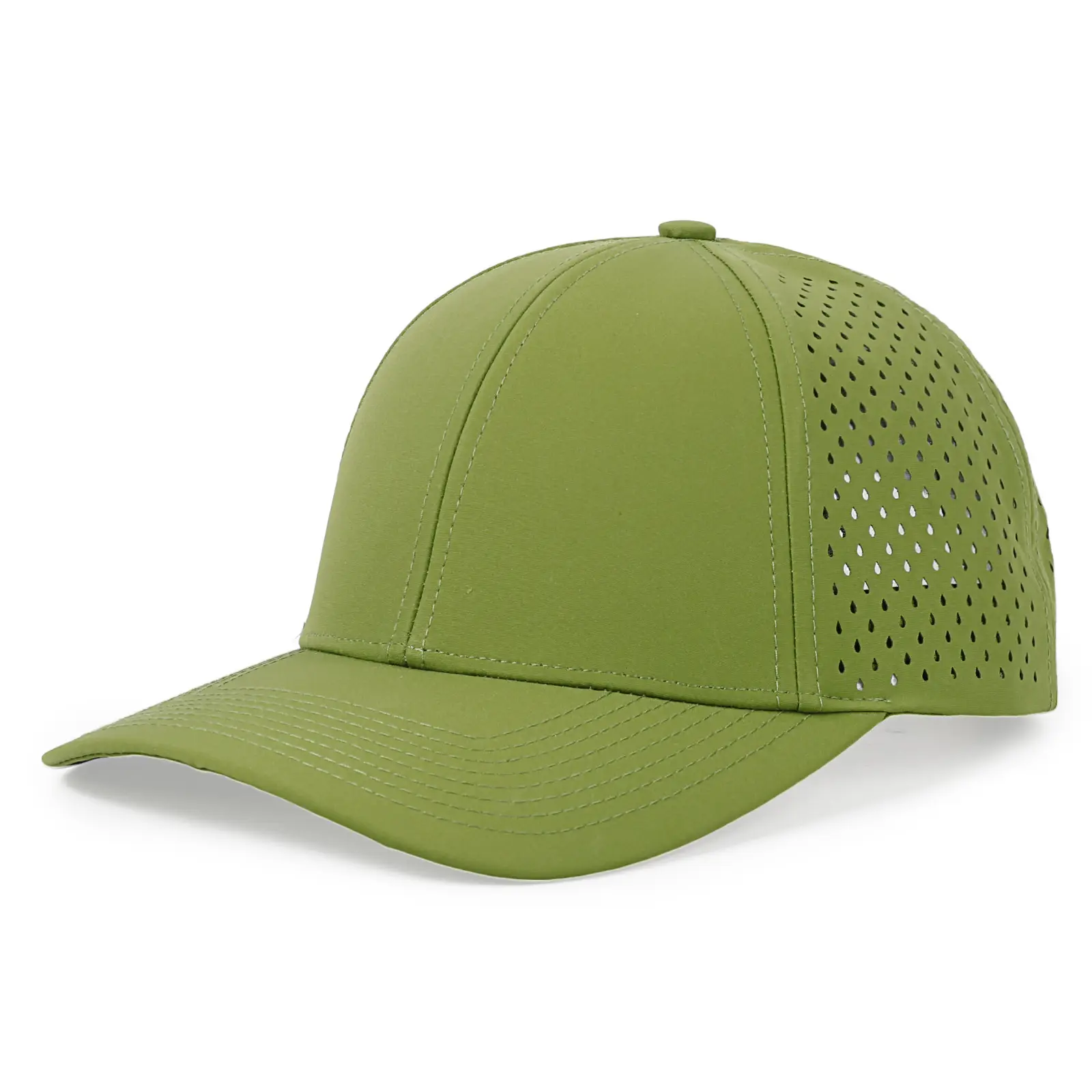 Men Pink Laser Punched Baseball Cap - Image 14