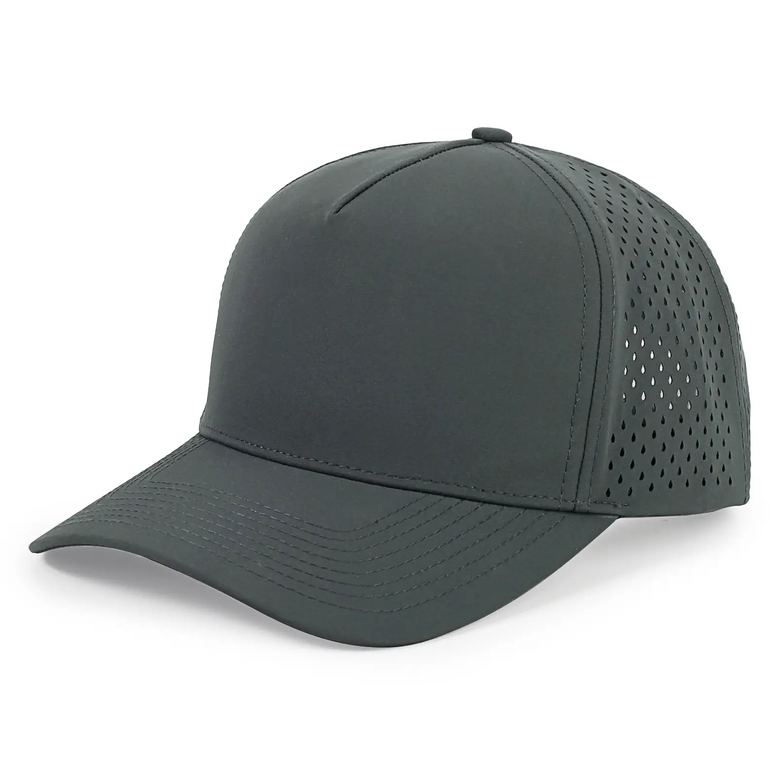 Men Pink Laser Punched Baseball Cap - Image 7