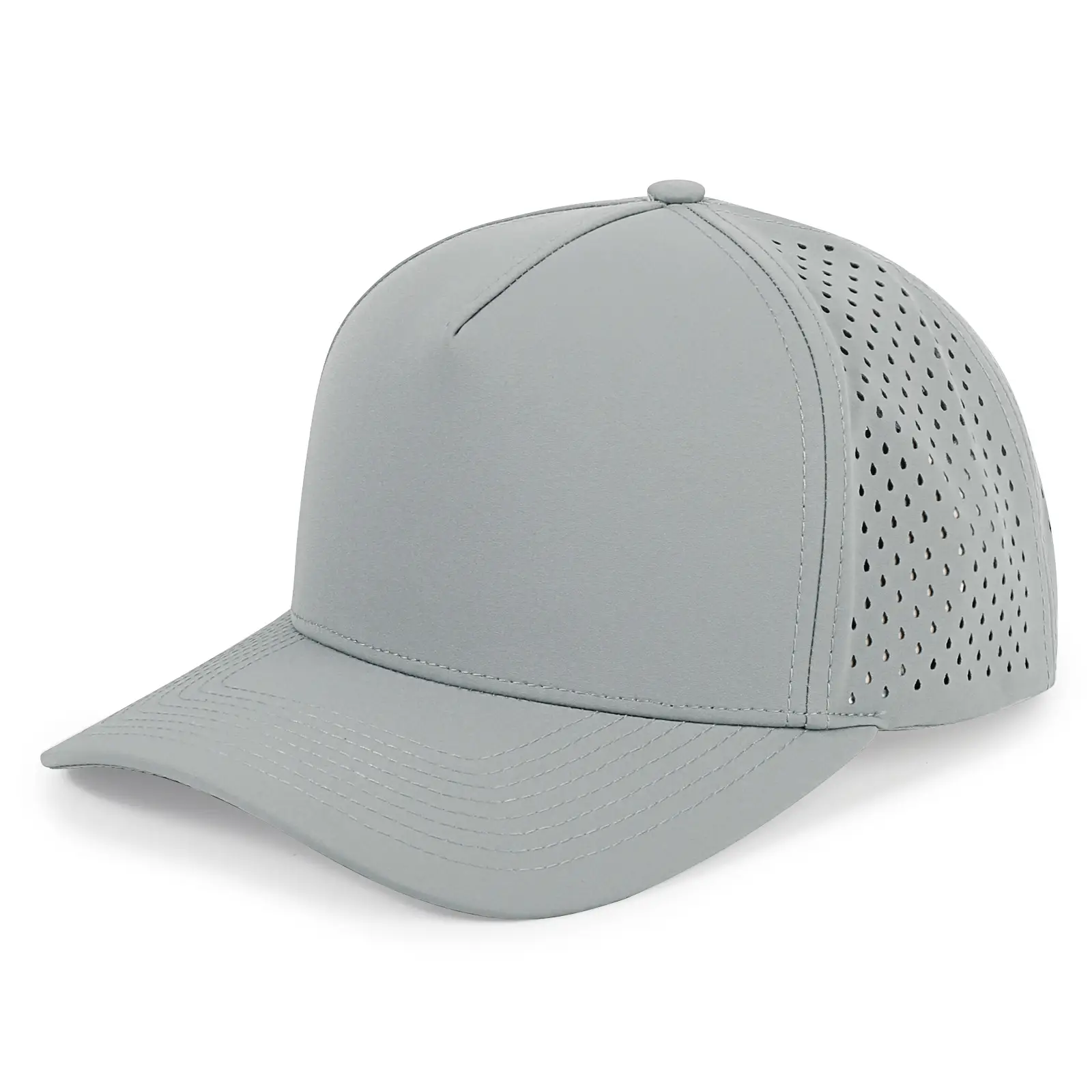 Men Pink Laser Punched Baseball Cap - Image 8
