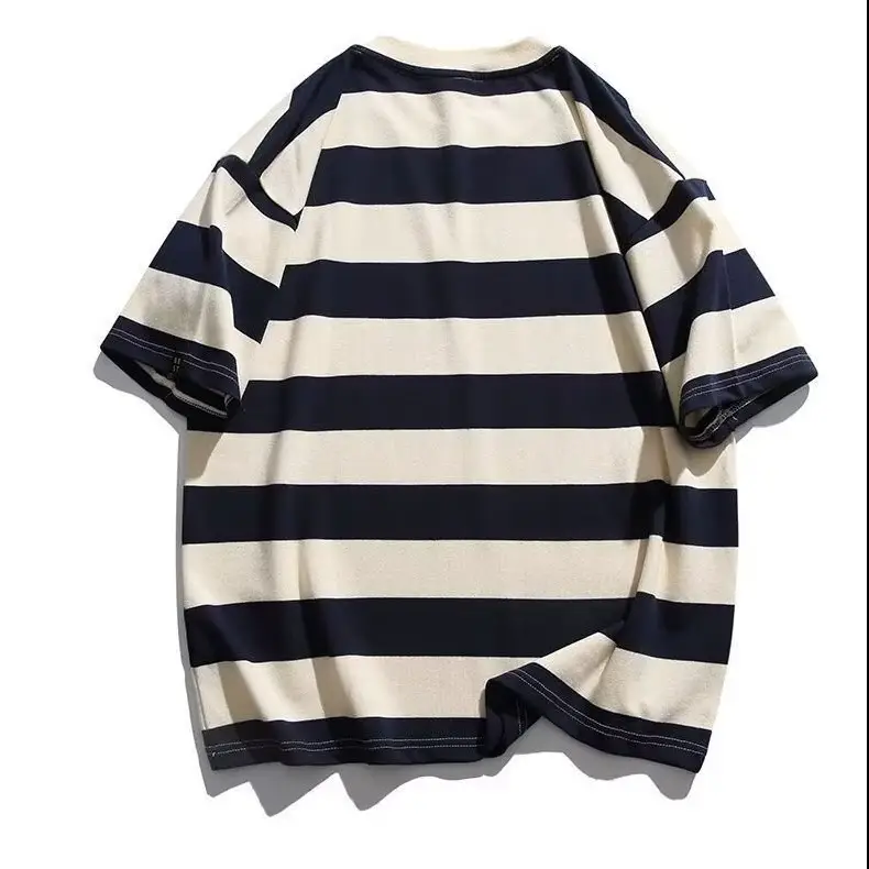 Factory Wholesale Japanese Striped T-Shirt Boys Summer — feature 8