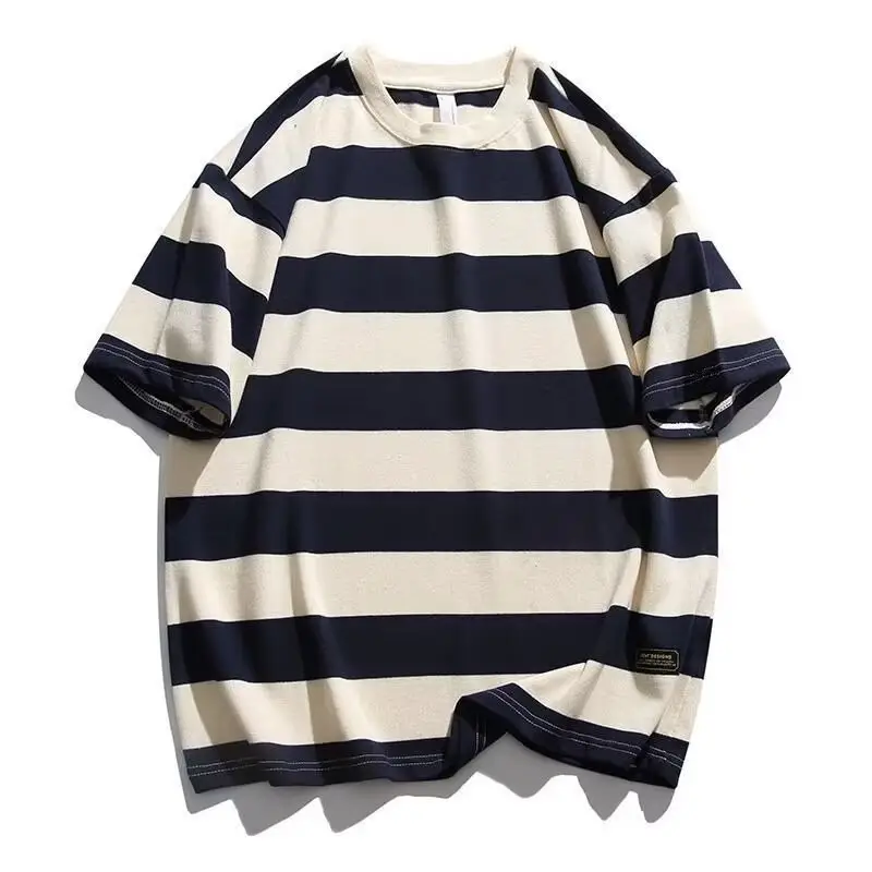 Factory Wholesale Japanese Striped T-Shirt Boys Summer — feature 9