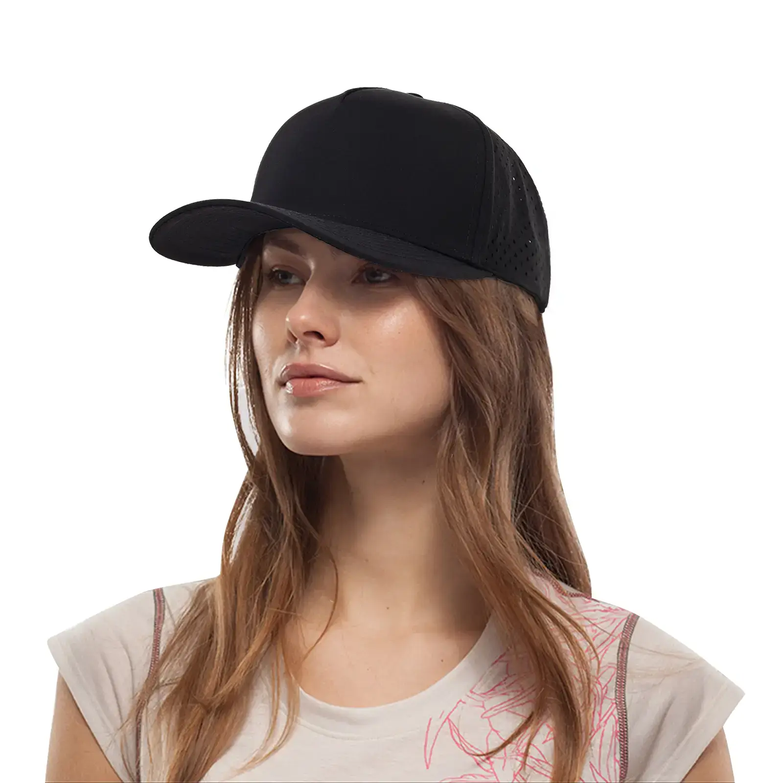 Women's Green Laser Punching Trucker Cap - Image 21