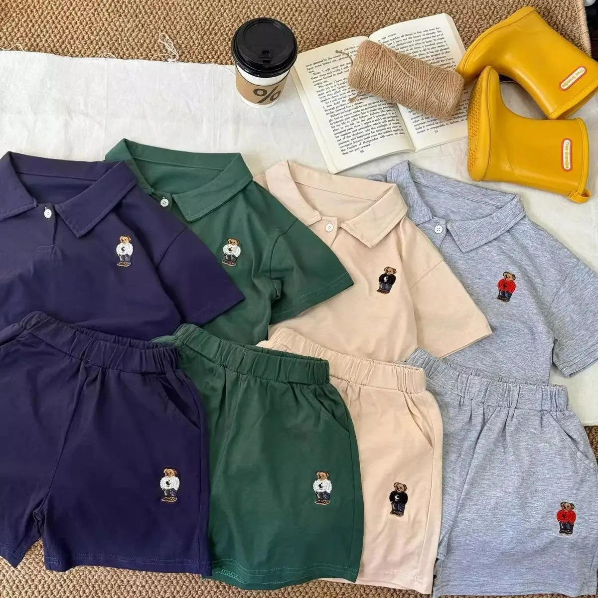New Kids Bear Short Sleeve Set Navy Blue 2026 — feature 5