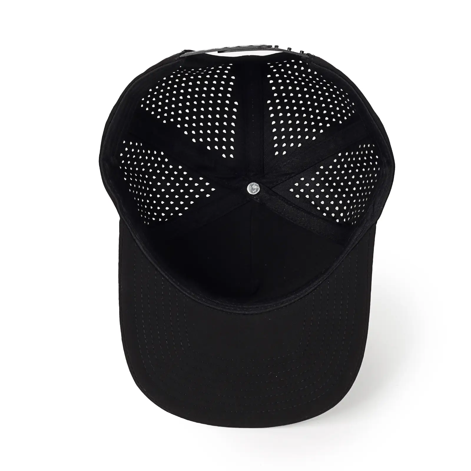 Men's Grey Perforated Truck Driver Cap 4.5" — feature 6