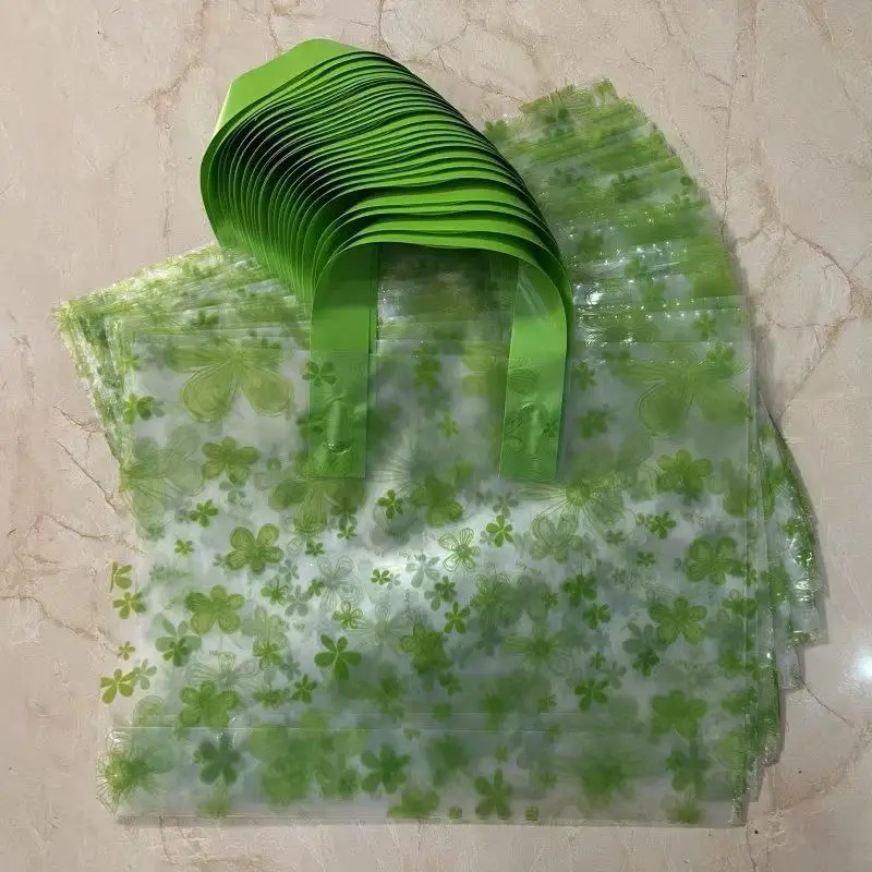 Transparent green floret 50; 30*20
