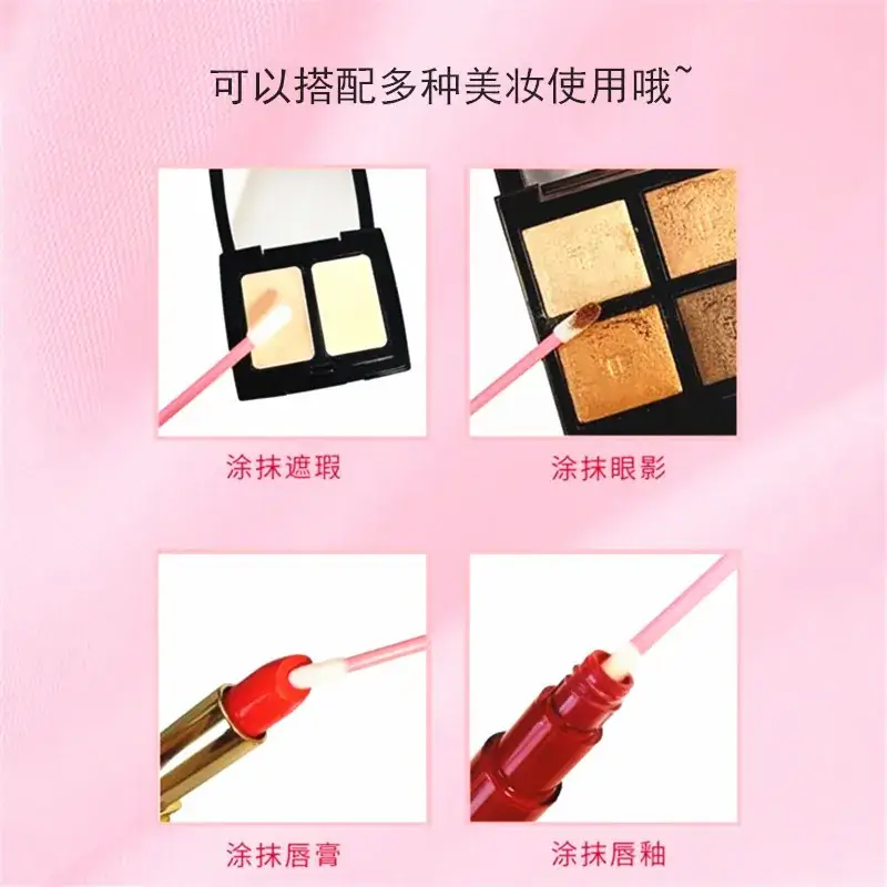 100 Pcs Disposable Lip Brush Set for Makeup Artists Beginners - Image 20