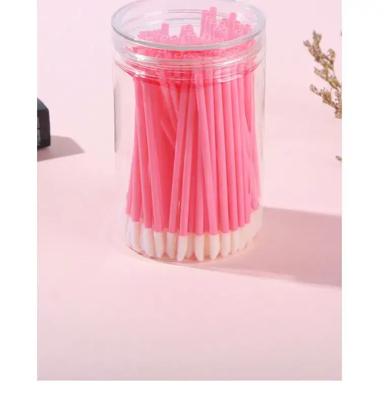 100 Pcs Disposable Lip Brush Set for Makeup Artists Beginners — feature 8