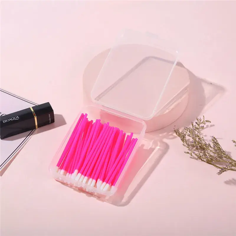 100 Pcs Disposable Lip Brush Set for Makeup Artists Beginners - Image 14