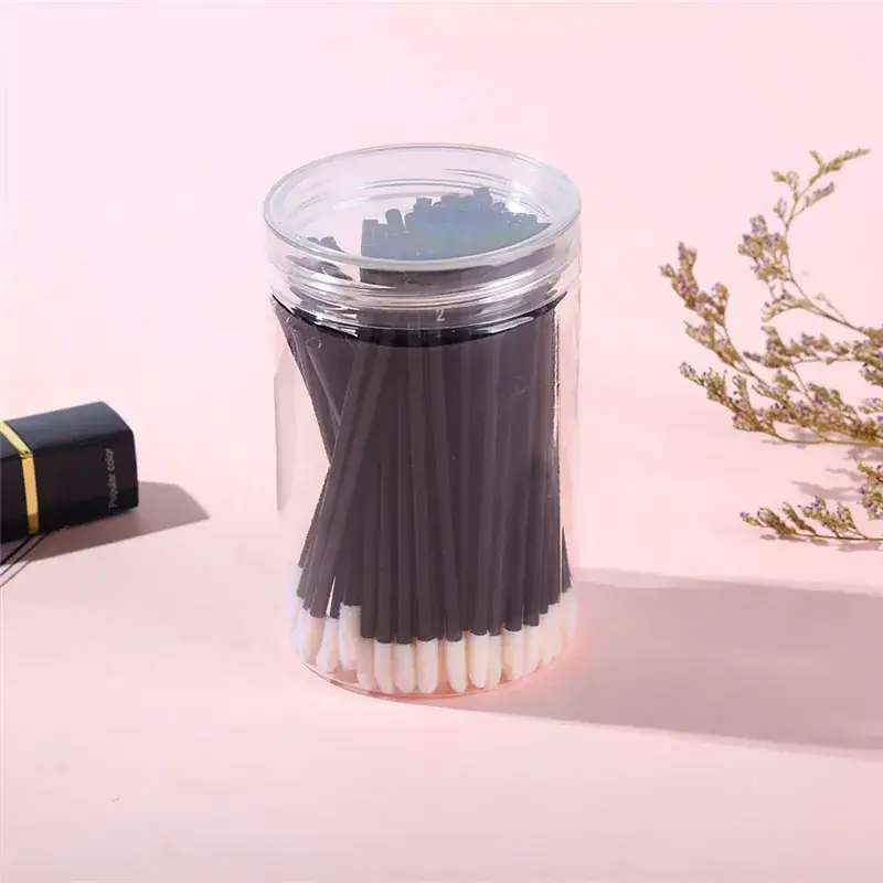 100 Pcs Disposable Lip Brush Set for Makeup Artists Beginners - Image 2