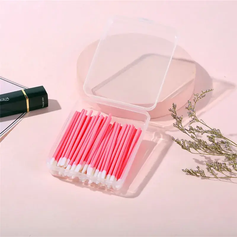 100 Pcs Disposable Lip Brush Set for Makeup Artists Beginners - Image 9