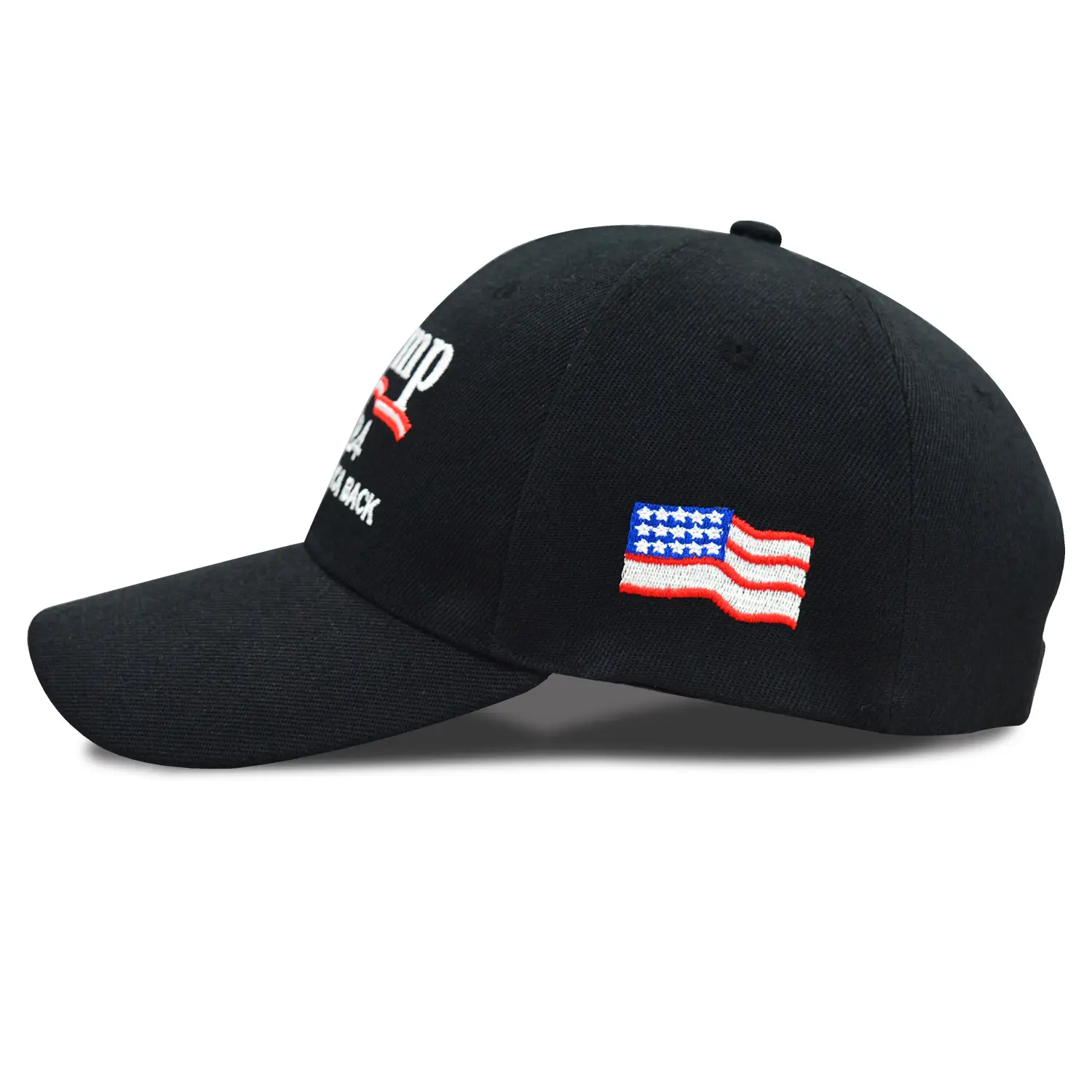 Trump 2024 Embroidered Cap Red — feature 6