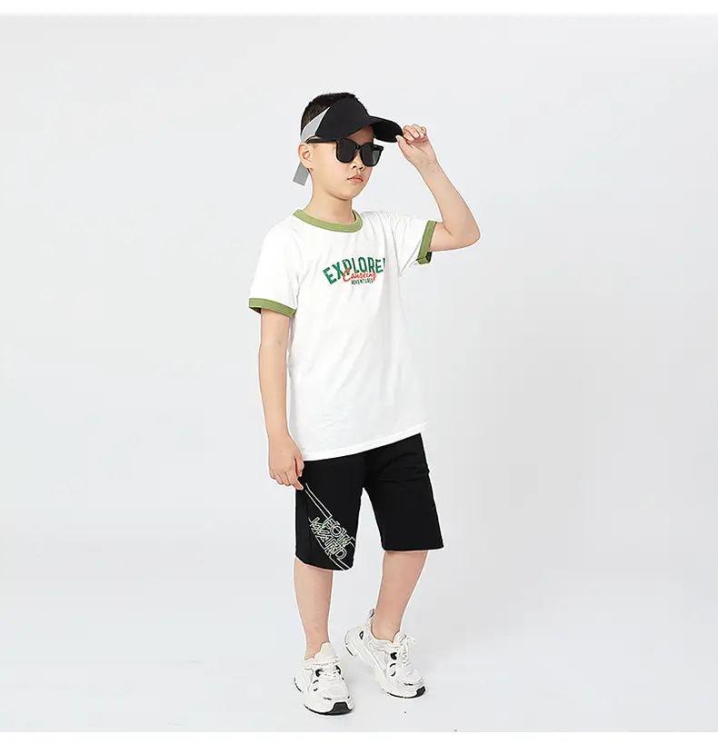 Kids Explorer T-Shirt Cotton Short Sleeve Summer — feature 40