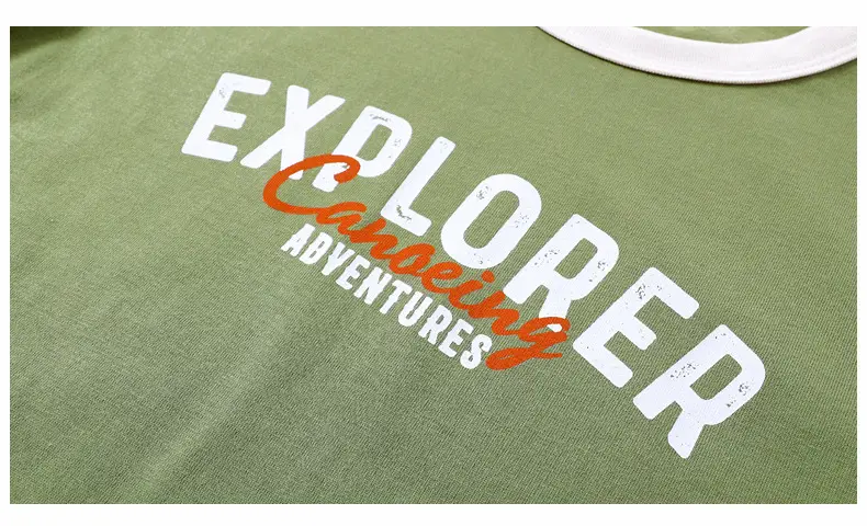 Kids Explorer T-Shirt Cotton Short Sleeve Summer — feature 47