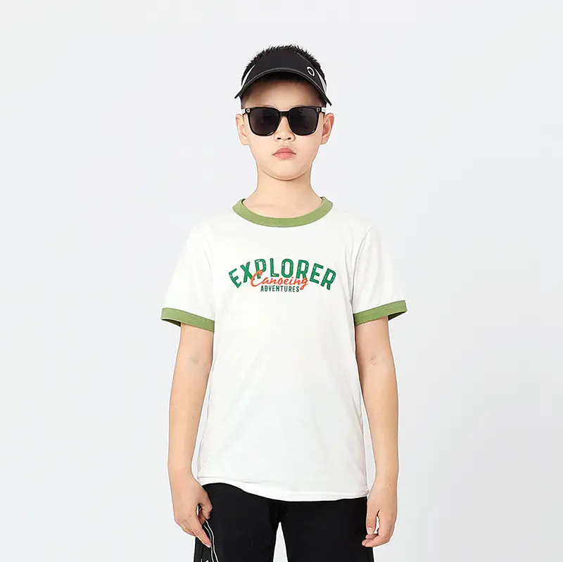 Kids Explorer T-Shirt Cotton Short Sleeve Summer - Image 2