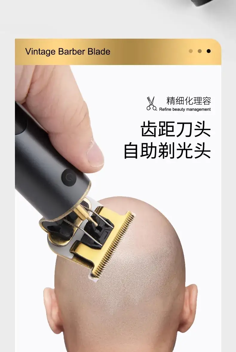 Electric Hair Clipper with USB Charging for Men — feature 6