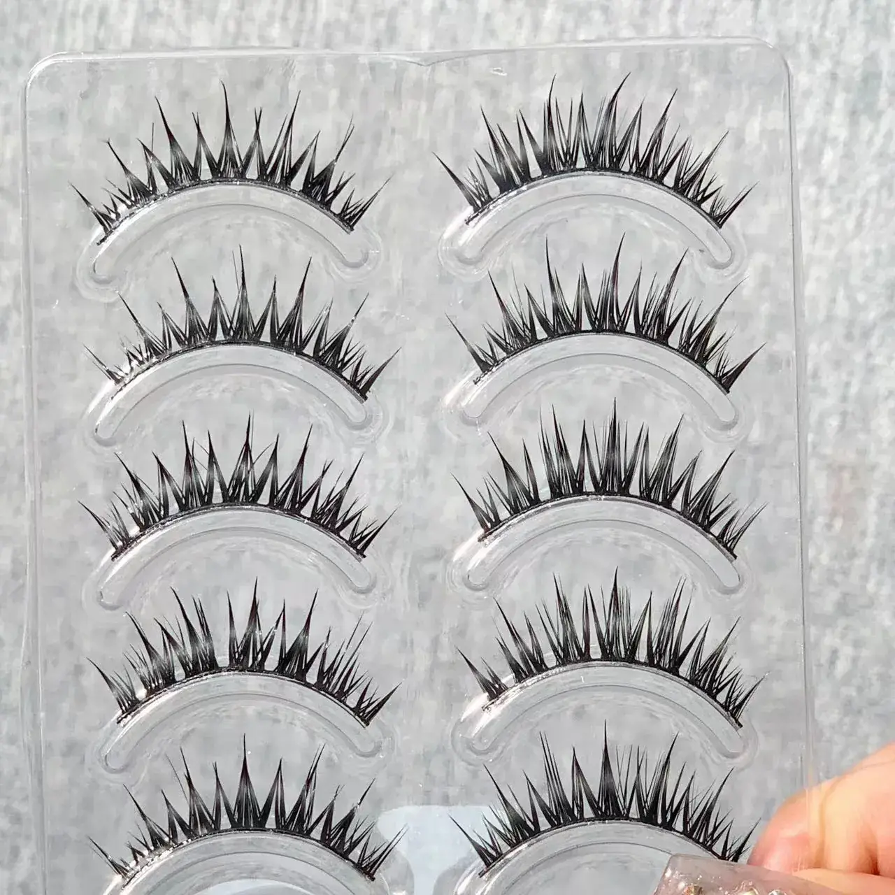 Doudou Wet False Eyelashes One Piece Curly Net — feature 10