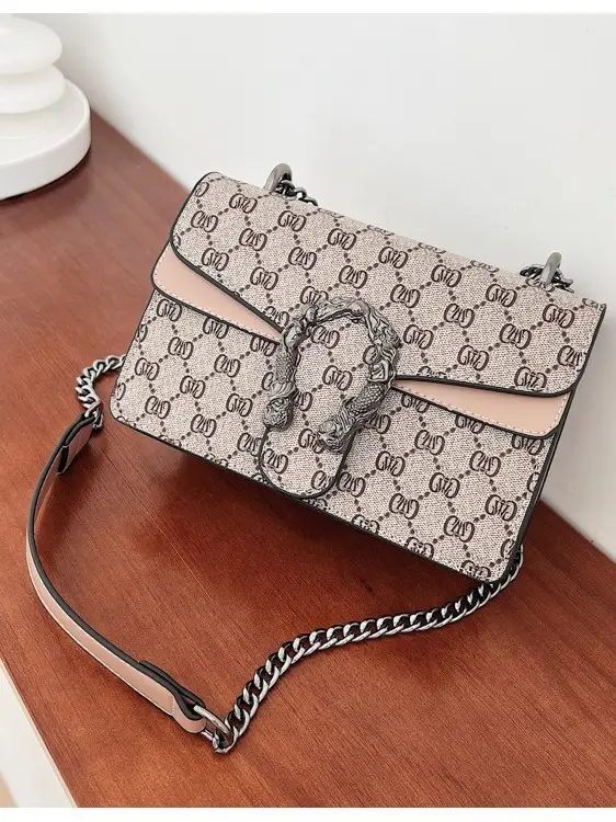 Crossbody Bag Women's Chain Design Large Capacity