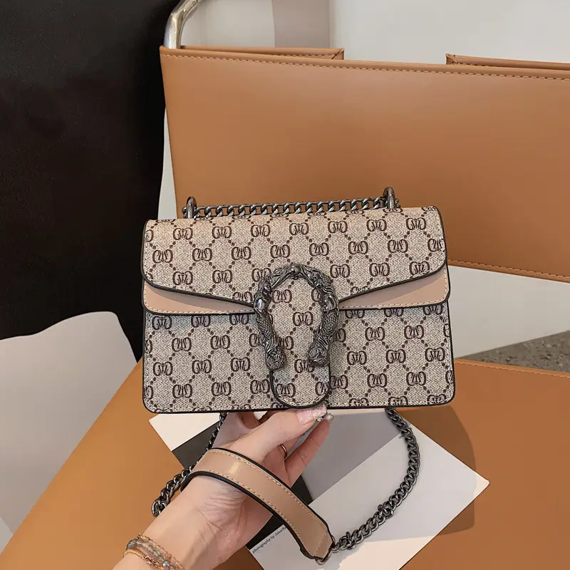Crossbody Bag Women's Chain Design Large Capacity