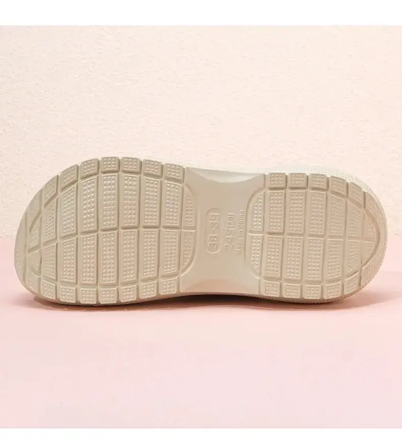 Black Cross Hole Women's Casual Sandals — feature 14