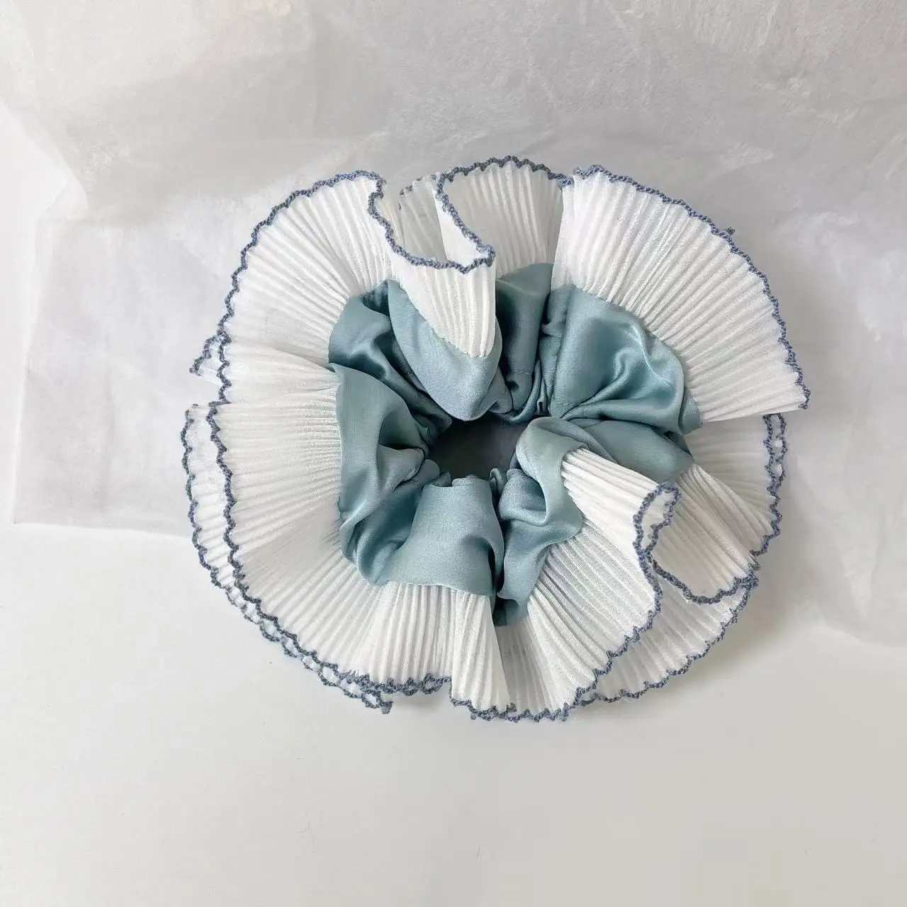 Satin Blue Edge-Large Hire